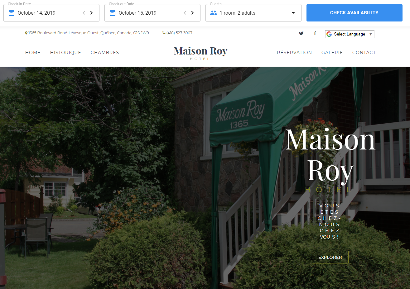 Auberge Maison Roy