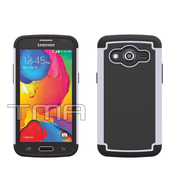 White Impact Dual Layer Case Samsung Galaxy Core LTE G386W