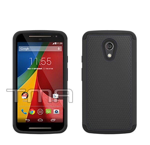 Black Impact Hybrid Cute Case Motorola Moto G XT1063